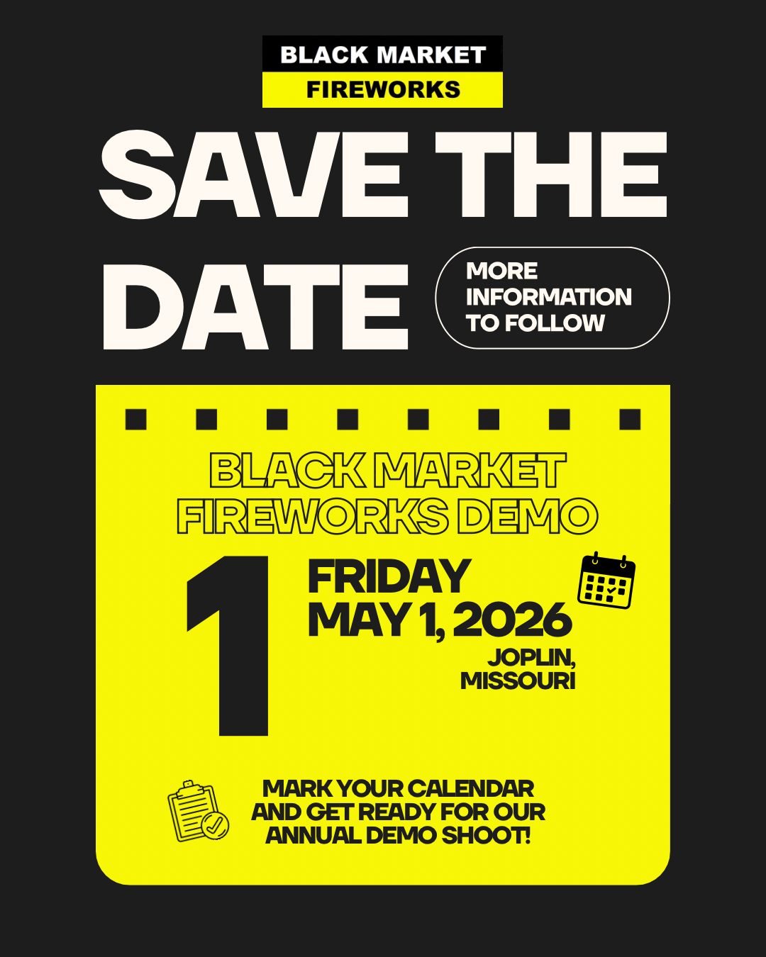 SAVE THE DATE – DEMO 2026